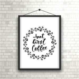 But First Coffee SVG PNG Cutting File Design