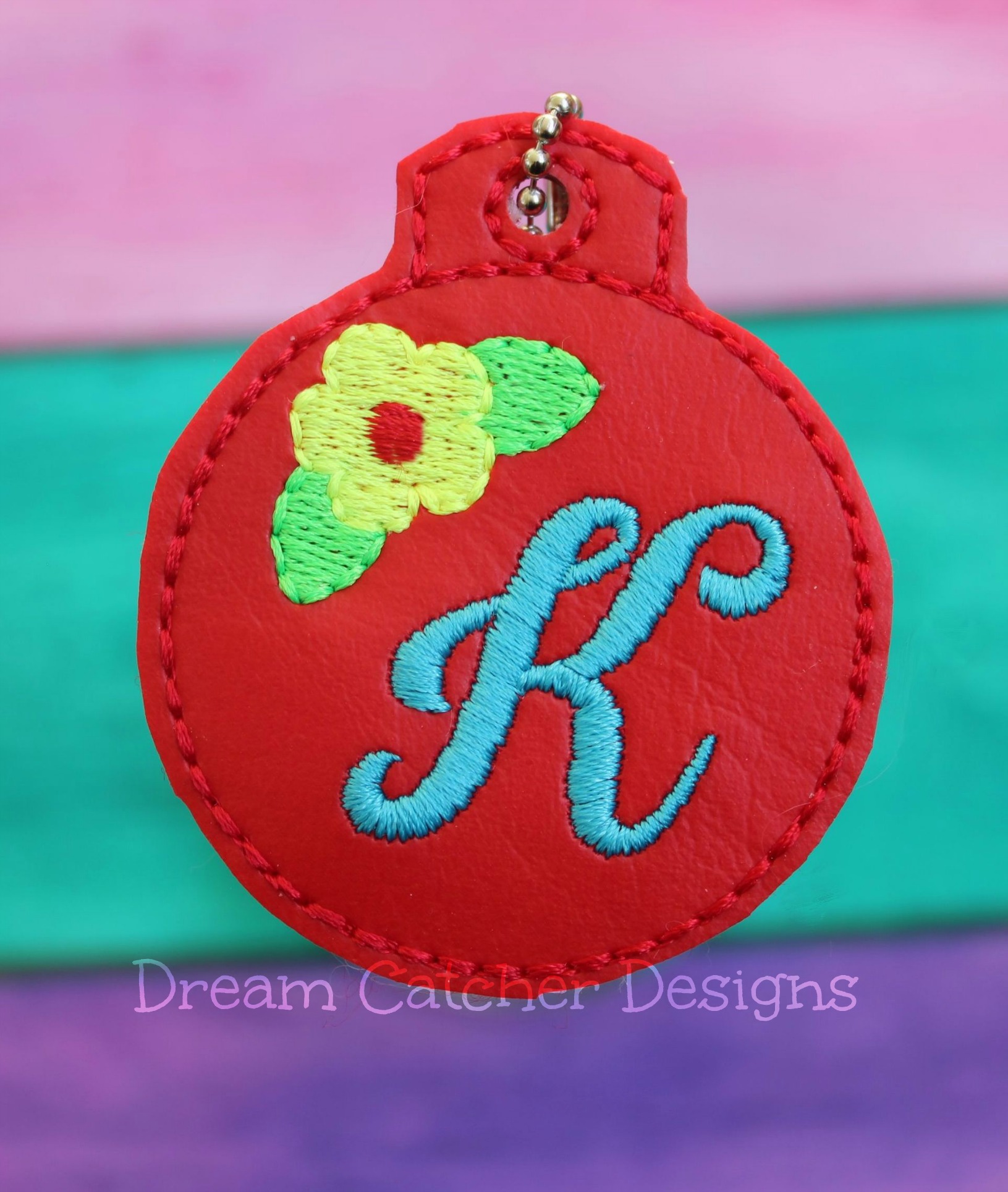 In The Hoop Paw Print Key Fob Keychain Felt Embroidery Design - The  Creative Frenzy