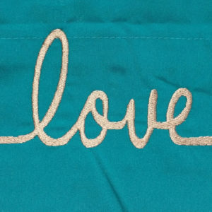 Love Arrow Filled Embroidery Design