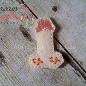 In The Hoop NAUGHTY Penis Feltie Embroidery Design