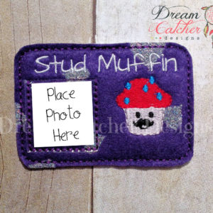 In The Hoop Felt Stud Muffin License Pretend Play Embroidery Design
