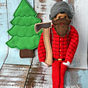 In The Hoop Lumberjack Bundle Set Elf/Doll Christmas Embroidery Design