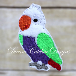In The Hoop Pirate Parrot Elf Doll Prop Feltie Embroidery Design