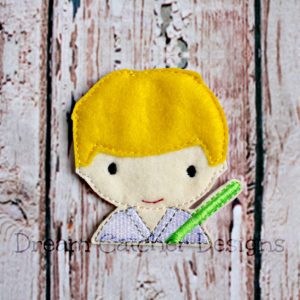 In The Hoop OVER SIZED Bryan Inspired Space Wars Hero Feltie Embroidery Design