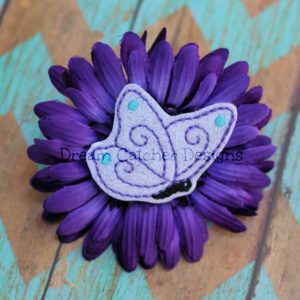 In The Hoop Butterfly Feltie Embroidery Design