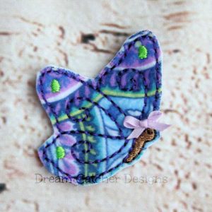 In The Hoop Butterfly Feltie Embroidery Design