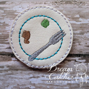 In The Hoop Dishes Chores Inspired Feltie Embroidery Design