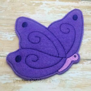 In The Hoop OVER SIZED Butterfly Feltie Embroidery Design
