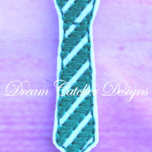 In The Hoop Striped Tie Elf Doll Prop Feltie Embroidery Design