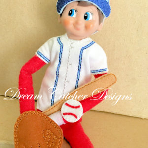 In The Hoop Baseball Bundle Set Elf/Doll Christmas Embroidery Design
