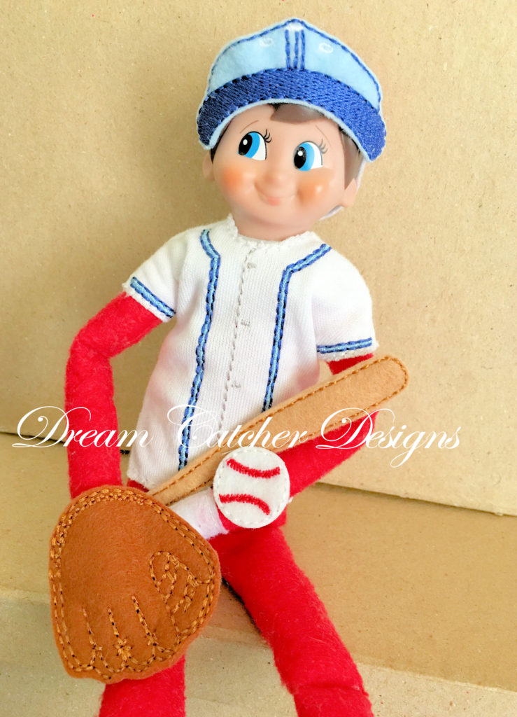 In The Hoop Baseball Bundle Set Elf/Doll Christmas Embroidery Design
