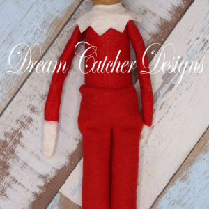 In The Hoop Pants Set Regular and Wide Size Elf/Doll Christmas Embroidery Design
