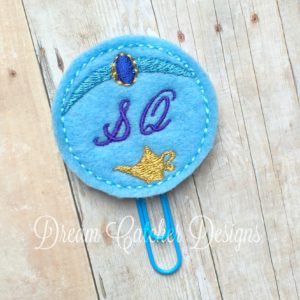 In The Hoop Jazzy Monogram Feltie Embroidery Design