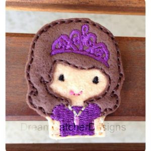 In The Hoop Sofie Inspired Princess Feltie Embroidery Design