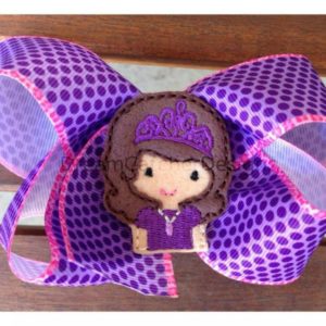 In The Hoop Sofie Inspired Princess Feltie Embroidery Design