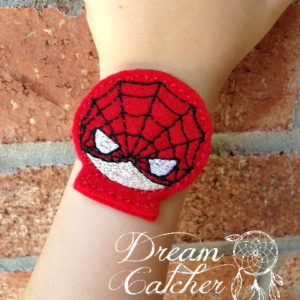 In The Hoop Spider Hero Inspired Feltie Embroidery Design