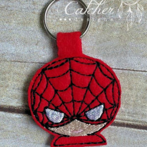In The Hoop Spider Hero Inspired Feltie Embroidery Design