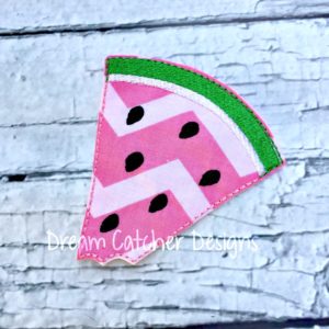 In The Hoop Over Sized Watermelon Feltie Embroidery Design