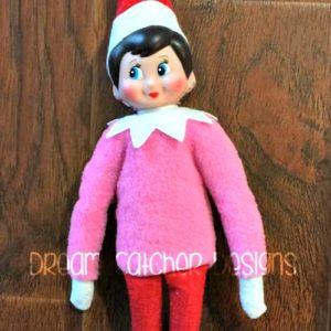 In The Hoop Blank Sweater Holiday Sweater Elf/Doll Christmas Embroidery Design