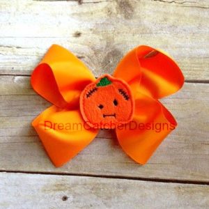 In The Hoop Goofy Pumpkin Feltie Embroidery Design