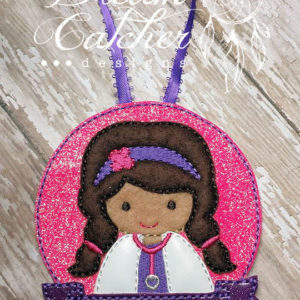 In The Hoop Inspired Lil Toy Doc Felt Christmas Holiday Ornament Embroidery Design