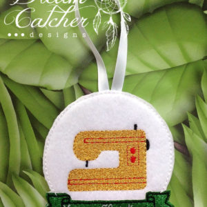 In The Hoop Sewing Machine Felt Christmas Holiday Ornament Embroidery Design