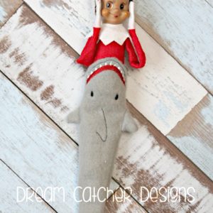 In The Hoop Shark Tail Elf/Doll Christmas Embroidery Design