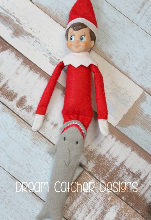 In The Hoop Shark Tail Elf/Doll Christmas Embroidery Design - The ...